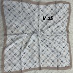 مینی اسکارف کرمی طرحبندی کد 2236 - Image 2