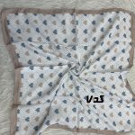 مینی اسکارف آبی طرحبندی کد 2239 - Image 13