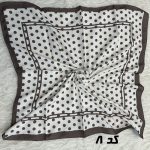 مینی اسکارف قهوهای طرحبندی کد 2238 - Image 13