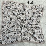 مینی اسکارف کرمی طرحبندی کد 2236 - Image 4