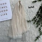 شال توری نگین دار کد 2229 - Image 8