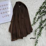 شال برشکا ساده دور گان کد 1851 - تصویر 10