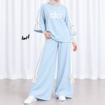 ست بلوز شلوار آستین سه ربع Alo اسپان کد 2225