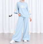 ست بلوز شلوار آستین سه ربع Alo اسپان کد 2225