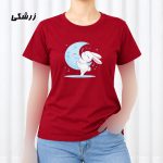 تیشرت زنانه نخ پنبه مدل خوابالو کد 2308 - تصویر 5