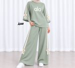 ست بلوز شلوار آستین سه ربع Alo اسپان کد 2225 - Image 5