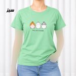 تیشرت زنانه نخ پنبه مدل Friends کد 2306