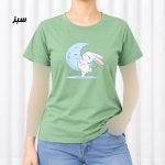 تیشرت زنانه نخ پنبه مدل خوابالو کد 2308 - تصویر 6