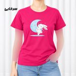 تیشرت زنانه نخ پنبه مدل خوابالو کد 2308 - تصویر 8