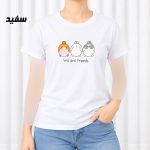 تیشرت زنانه نخ پنبه مدل Friends کد 2306 - تصویر 2