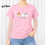 تیشرت زنانه نخ پنبه مدل Friends کد 2306 - تصویر 3