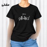 تیشرت زنانه نخ پنبه مدل دوچرخه کد 2305 - تصویر 4