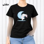 تیشرت زنانه نخ پنبه مدل خوابالو کد 2308 - تصویر 3
