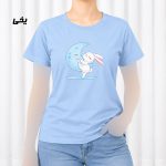 تیشرت زنانه نخ پنبه مدل خوابالو کد 2308 - تصویر 4