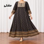پیراهن ساحلی زنانه مدل کورتای کد A2358