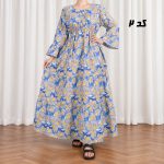 پیراهن ساحلی زنانه عروسکی هندی کد CH2346 - تصویر 11