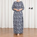 پیراهن ساحلی زنانه پارچه وارداتی طرح کشی CH2350