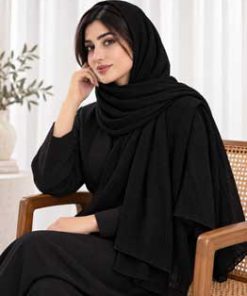 شال برشکا ساده منگوله دار کد 2309