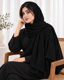 2f55b833-5d26-4158-84d0-a7b911f9e3d0 شال برشکا ساده منگوله دار کد 2309 - تصویر 1