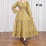 پیراهن ساحلی زنانه عروسکی هندی کد CH2346 - تصویر 2