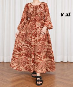پیراهن ساحلی زنانه عروسکی هندی کد CH2346