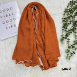 شال ساده وارداتی دورنوار کد 2330 - تصویر 11