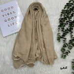 شال ساده وارداتی دورنوار کد 2330 - تصویر 6