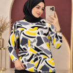 بلوز زنانه تریکو ریز بافت کشی کد Z6086 - تصویر 3