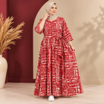 پیراهن ساحلی زنانه هندی سنتی مدل پنجابی کد Z6065