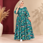 پیراهن ساحلی زنانه هندی سنتی مدل پنجابی کد Z6065 - تصویر 10