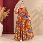 پیراهن ساحلی زنانه هندی سنتی مدل پنجابی کد Z6065 - تصویر 13