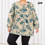 تونیک زنانه سایز بزرگ جنس کرپ کد 2354 - تصویر 5