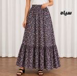 دامن زنانه نخی پارچه خارجی کد SH2341 - تصویر 6