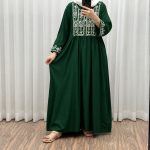 پیراهن ساحلی زنانه نخی مدل الهه کد 2353