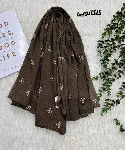 شال برشکا طرحدار راه راه کد 2324