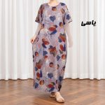 پیراهن ساحلی زنانه ماماسایز پارچه وارداتی CH2347